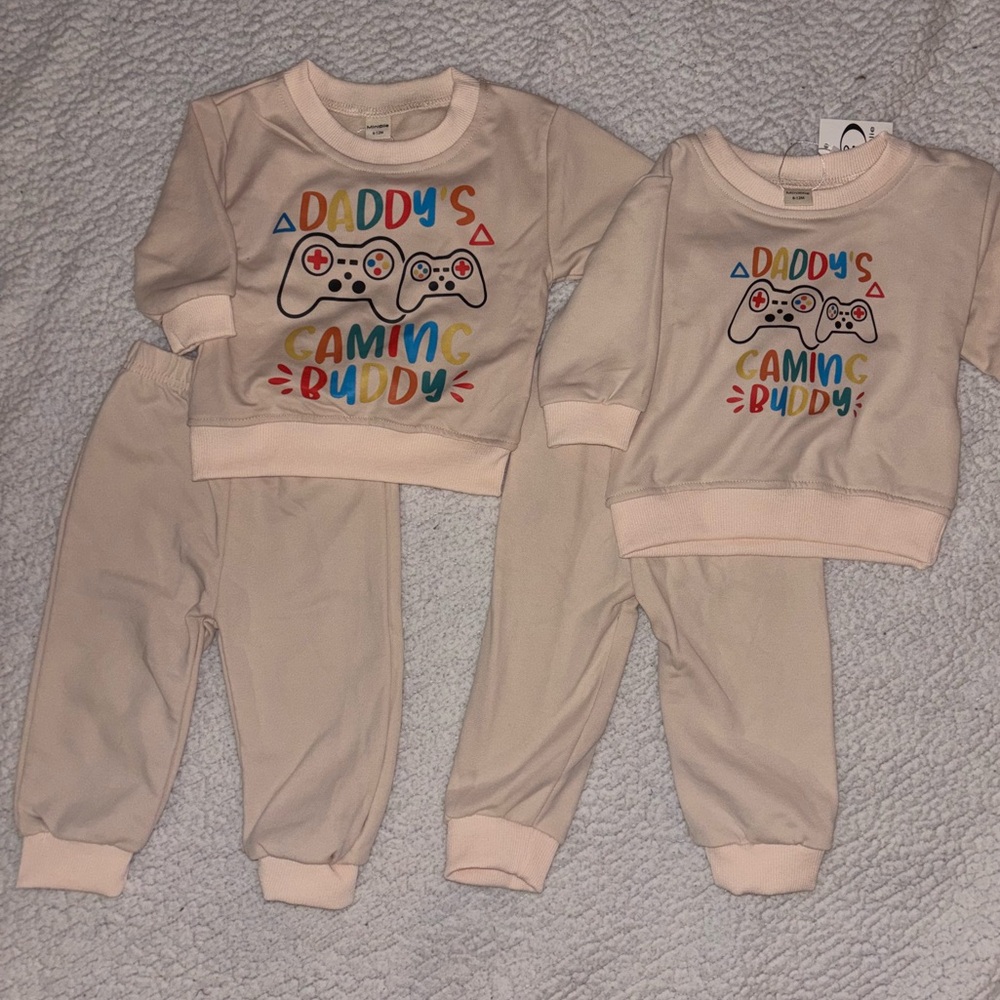 Daddy's Gaming Buddy Baby Sweatsuit